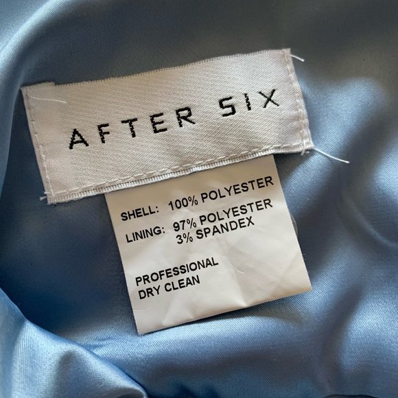 After Six bridesmaid Dress in Windsor Blue - Picture 8 of 9